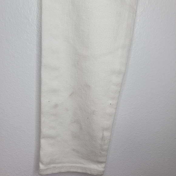 Levi's 711 Skinny Women's Jeans Denim White Sz Waist 28 Length 30 Mid Rise Slim - Picture 9 of 12